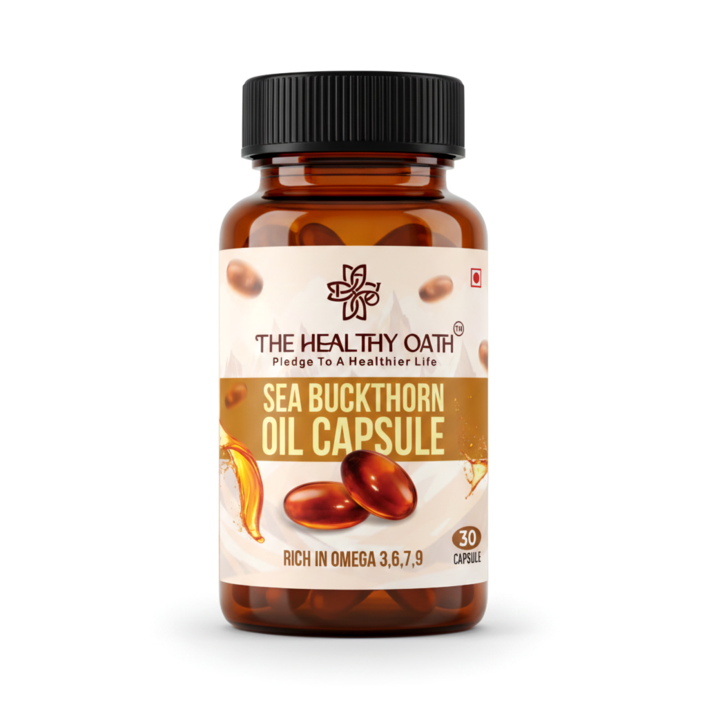 THE HEALTHY OATH® Sea Buckthorn Oil Capsules