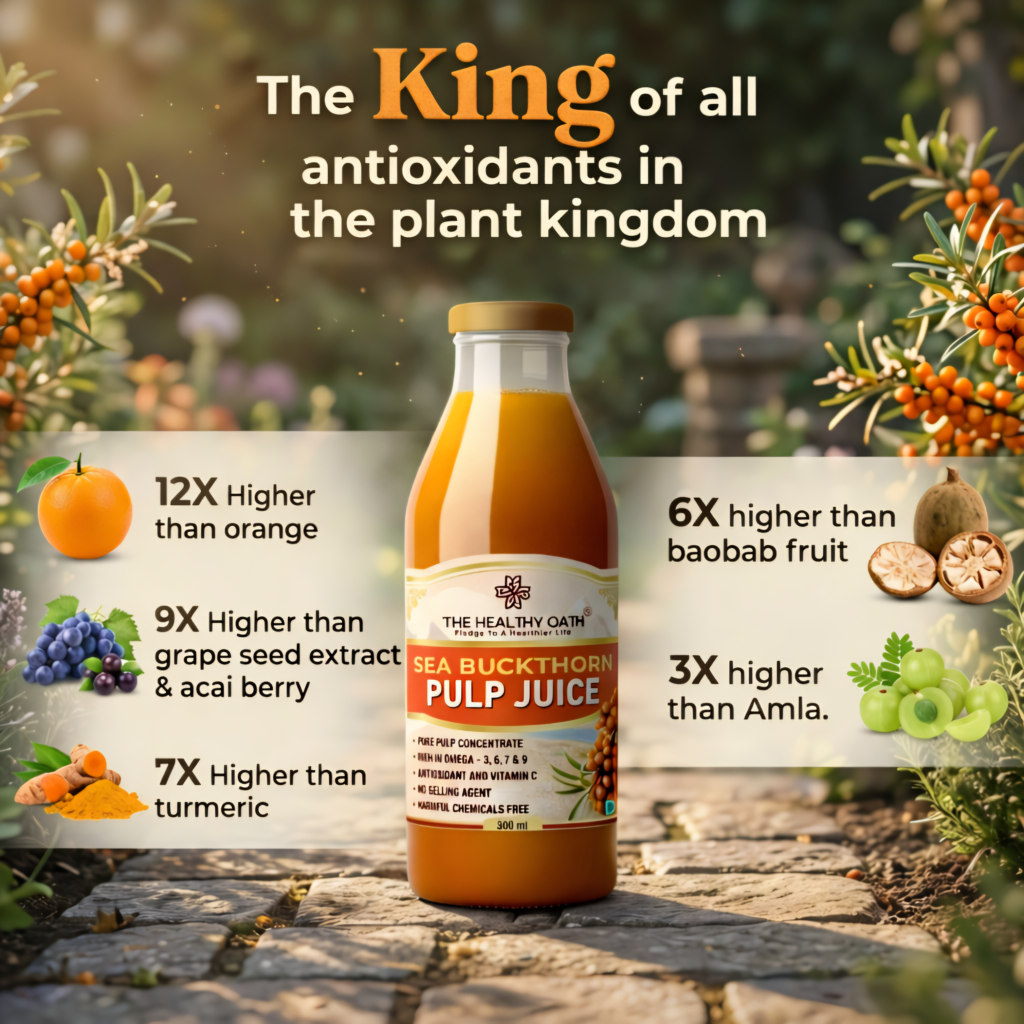 THE HEALTHY OATH® Sea Buckthorn Pulp Juice