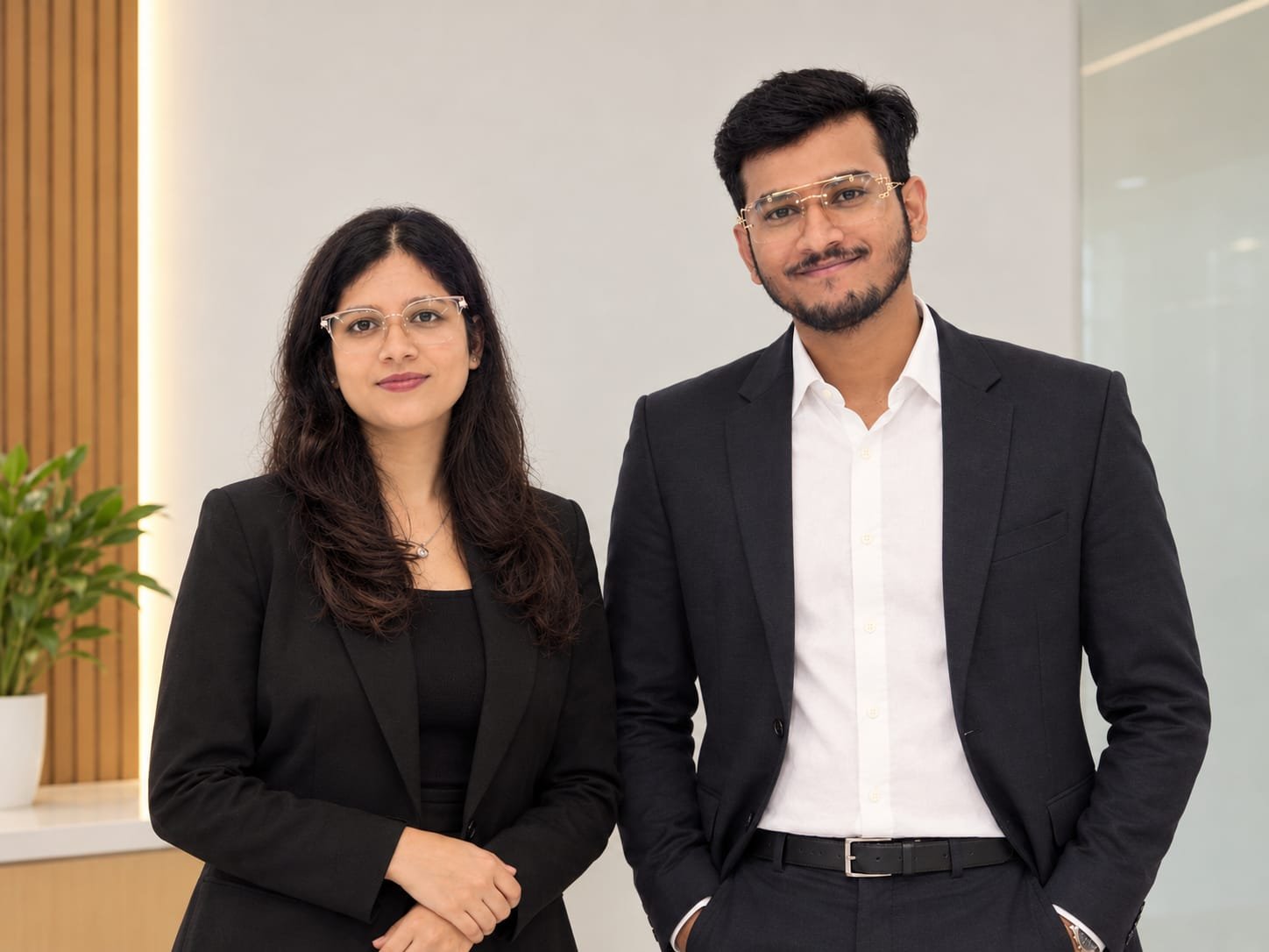 Aryan Gupta and Anjali Gupta, founders of The Healthy Oath